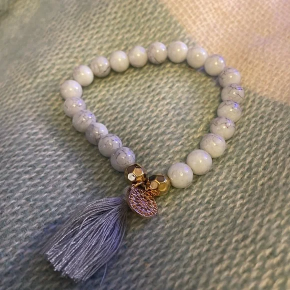 Beaded Bracelet with Tassel - Picture 2 of 2